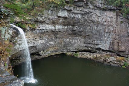 View amazing waterfalls at DeSoto State Park