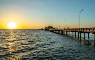 Fairhope, Alabama Pier at sunset