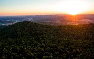 Sunrise over Monte Sano Mountain, Huntsville Alabama